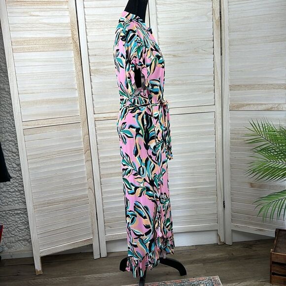 Anthropologie Corey Lynn Calter Ruffled Maxi Shirtdress Small - Picture 6 of 14